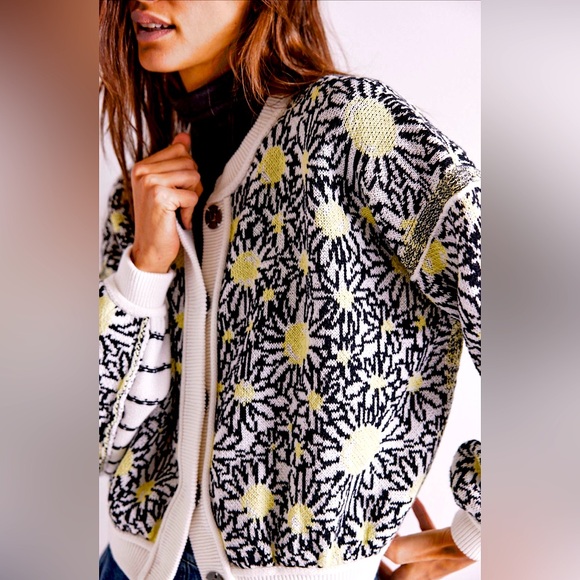 Free People Sweaters - Free People We The Free Daisy Cakes Cardi // NWT // Cardigan // Sweater
